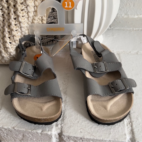 Gray Suede Like Gymboree Unisex Shoes Sandals Size 11 - Picture 2 of 4